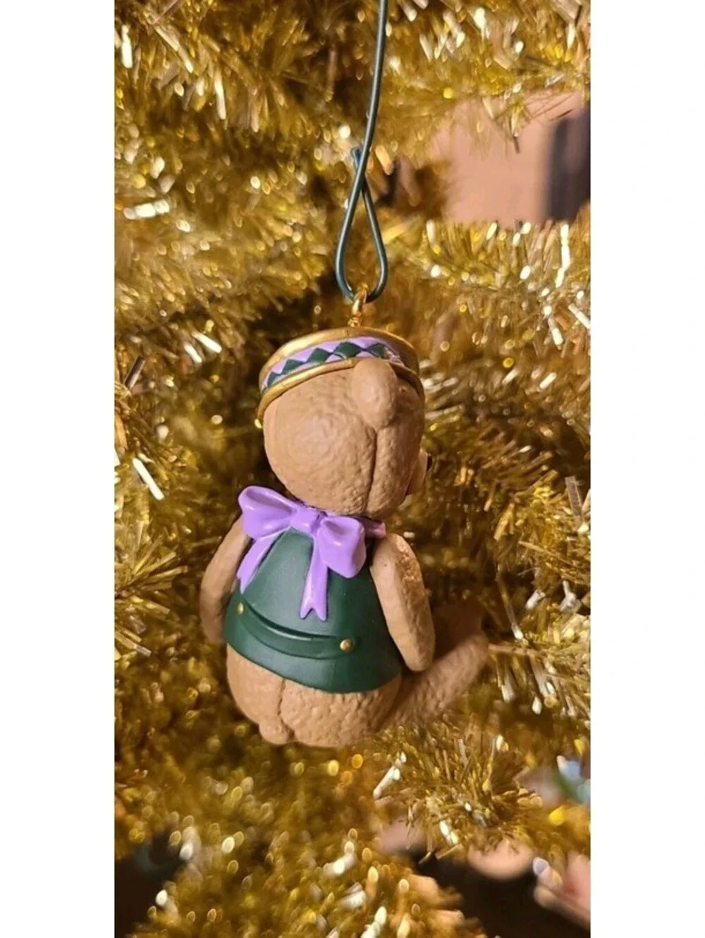 Waiting for a Hug Hallmark Ornament 1999 Teddy Bear Christmas Vintage Gift